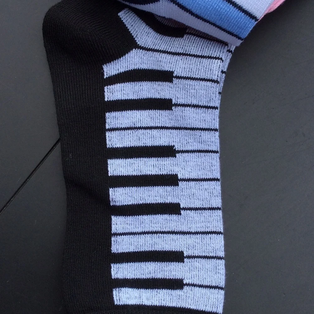 3-pack Women’s Music Theme Socks